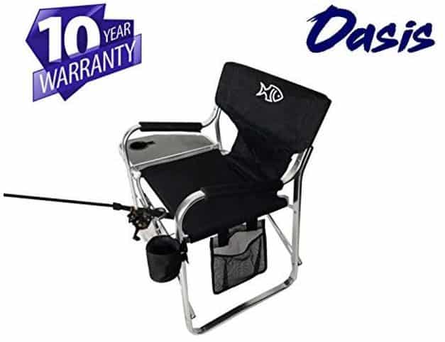 Best fishing chair sale with rod holder